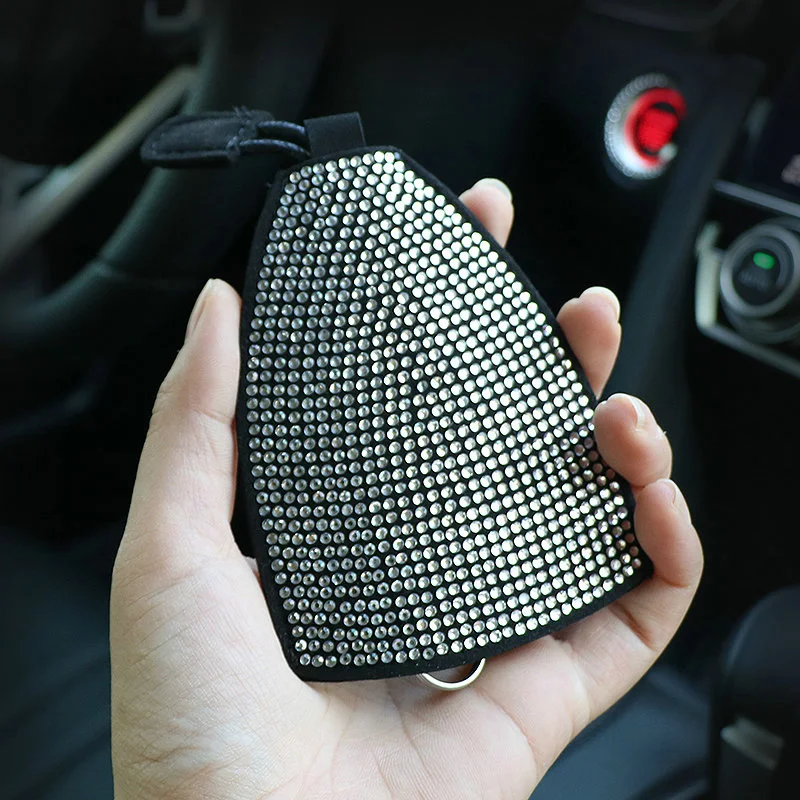 Креативный бриллиантовый Стразы чехол для автомобильных ключей Bling Crystal Key