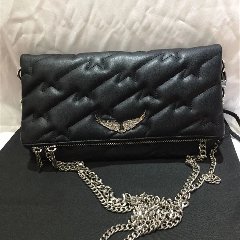 

Трендовая сумка через плечо для женщин, сумочка-мессенджер из натуральной кожи на цепочке, Женский саквояж на плечо, ручные чемоданчики