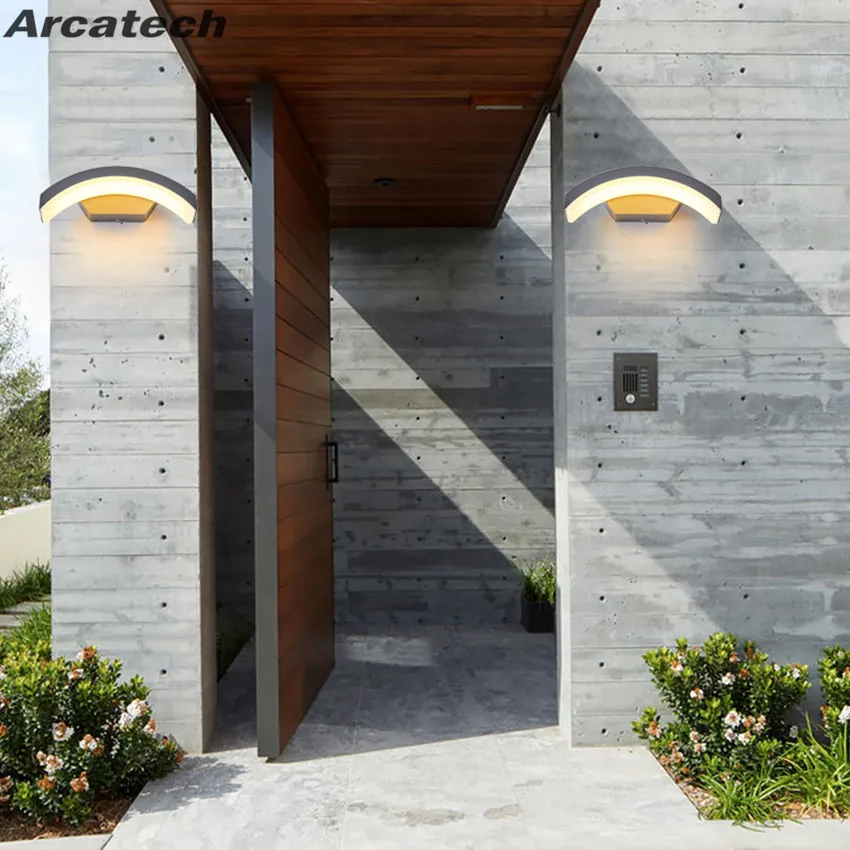 

Outdoor Waterproof IP65 Wall Lamp 18W 30W LED Garden Wall Lamp Aisle Light Exterior Wall Balcony Corridor Aluminum Lighting NR48