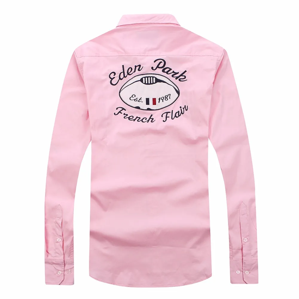 

Shirt France Brand Men's Best quality Homme trend Shirt long sleeve dress social embroidery business shirts M-3XL