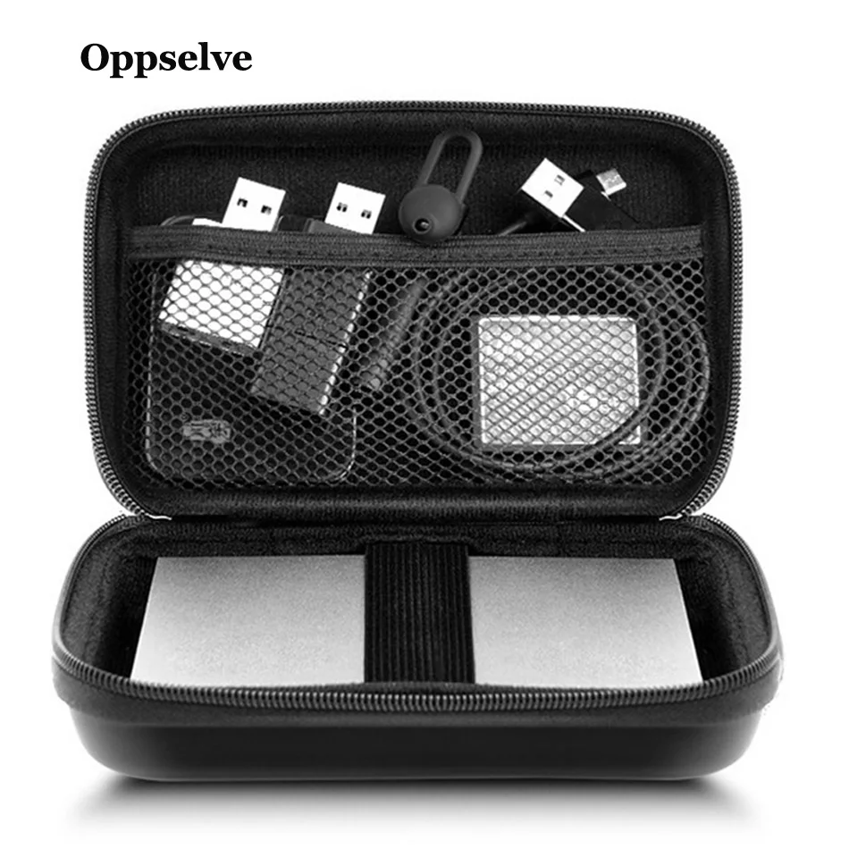Oppselve Внешний жесткий чехол для хранения HDD SSD сумка для жесткого диска power Bank USB кабель зарядное устройство power Bank чехол для наушников Аксессуары