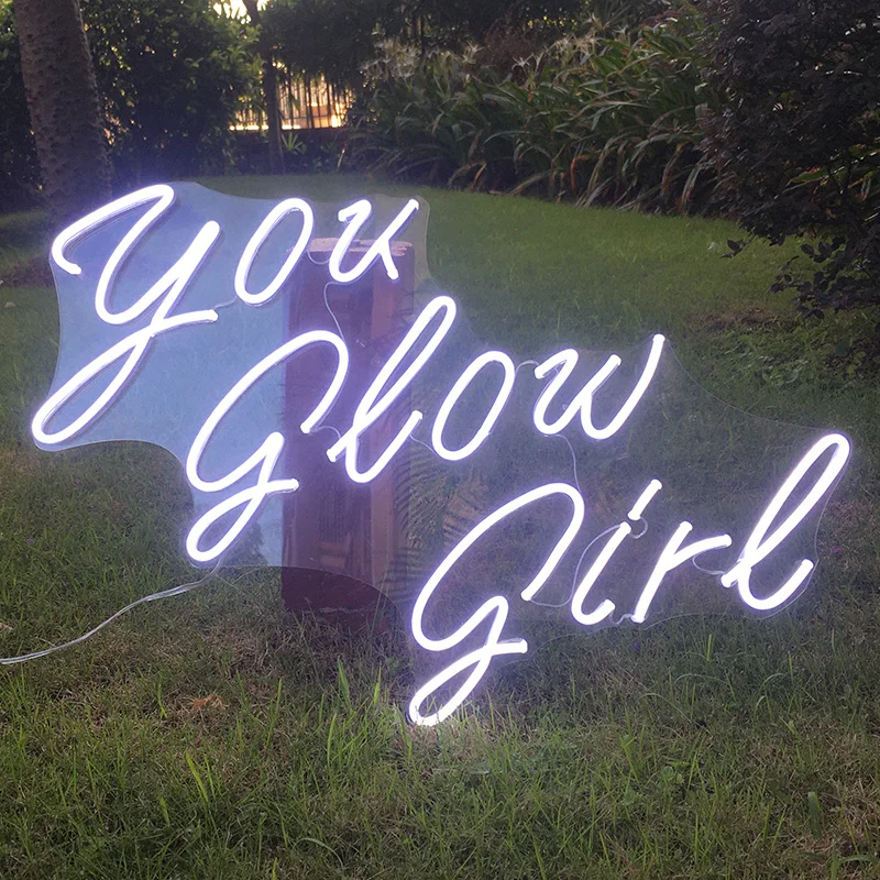 Вы свечение девушка неоновая вывеска для организаций и магазинов светильник s