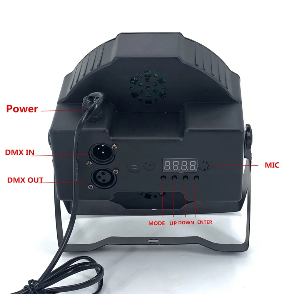 7x12 Вт светодиодный плоский светильник SlimPar Quad 4 в 1 светодиодный DJ светильник для мытья сценический светильник без шума