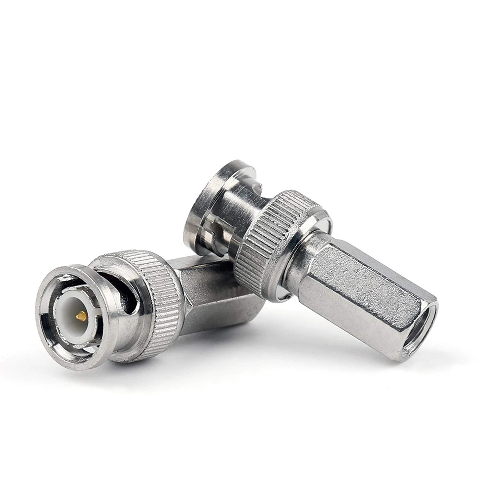 2pcs 5pcs 10PCS BNC Male Connectors Cable Adapters for RG130 Coaxial Cable BNC1A2 C63