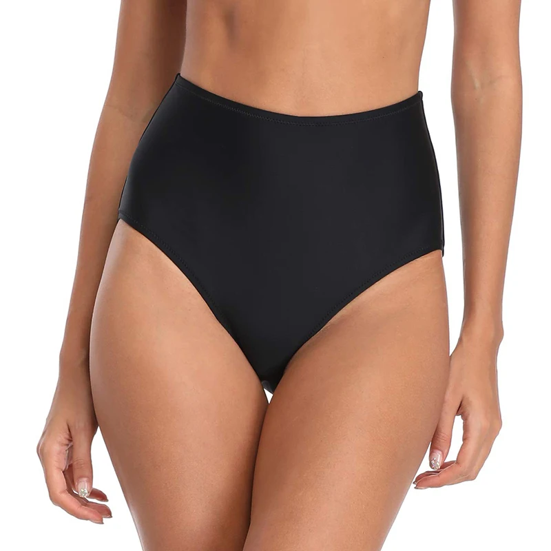 2020 одноцветные бикини с высокой талией пуш ап эластичные стринги шорты для