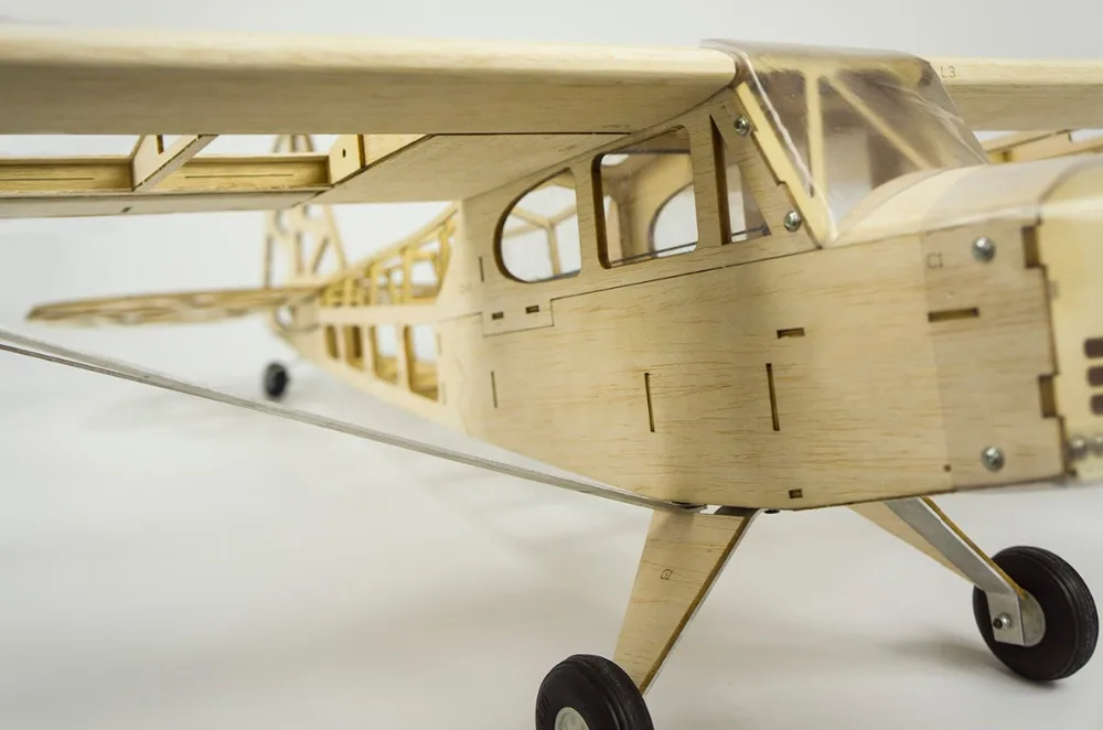 Новинка Piper J3 Cub 1200 мм размах крыльев самолетик из пробкового дерева модели RC строительные игрушки деревянная модель/деревянный самолет