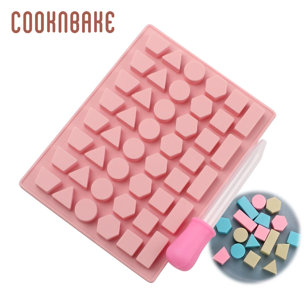 CDY-364 Силиконовая клейкая форма медведя, мини-форма для конфет, шоколада, инструмент для украшения торта с капельницей, 50 отверстий, мини-форма для печенья, печенья - Цвет: CDY-364
