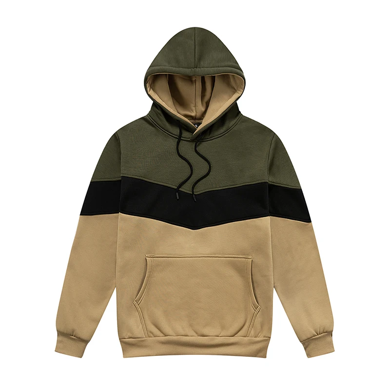 

2021 Spring Mens Long Sleeve Hoodies Harajuku Sweatshirt Street Hip Hop Pullover Fashion Patchwork Casual O-Neck Hoodie Men