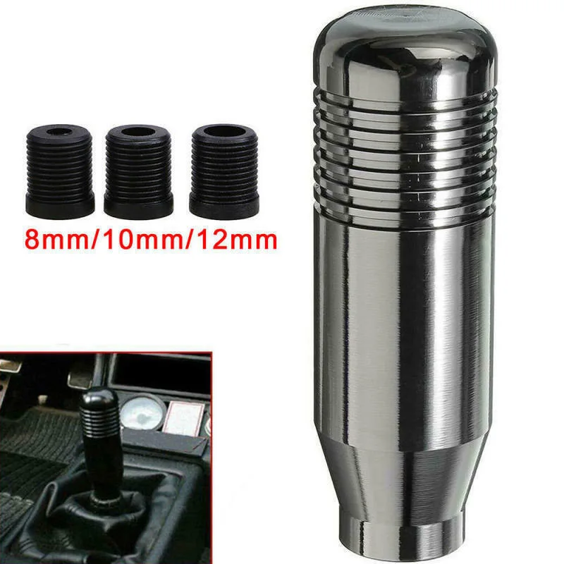 

Car Shift Knob Aluminum Alloy Manual 8.5cm Gear Interior With Threaded Sleeves