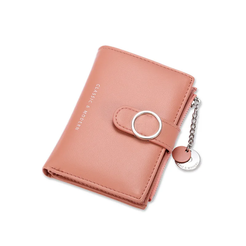 

Кошелек для монет, женский короткий, Роскошный дизайнерский кошелек, компактный и легко скрываемый, для нескольких карт, сумки для слотов, с...