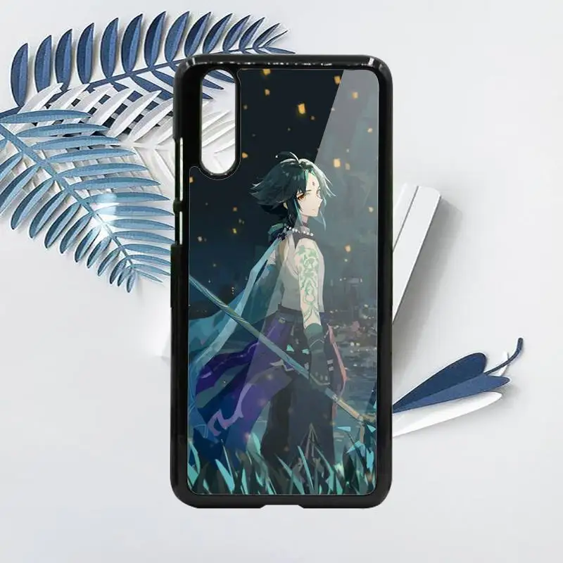 

Hot game Genshin Impact Xiao Phone Case PC For Samsung galaxy S note 8 9 20 10 e lite2019 plus pro ultra