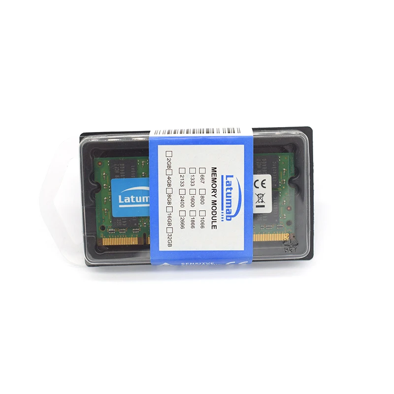 Latumab DDR2 2 ГБ 4 Оперативная память ноутбука памяти 800 МГц ПК PC2 6400 So Dimm Тетрадь модуль