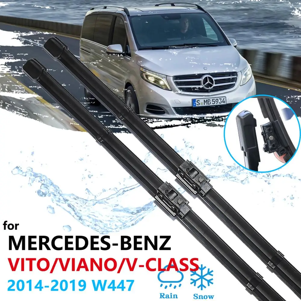 Автомобильные стеклоочистители для Mercedes Benz Vito Viano V Class 2014 ~ 2019 W447 лобовое стекло