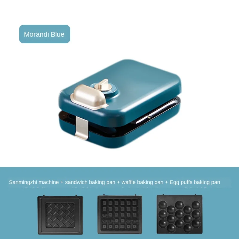 

Sandwich Machine Light Food Machine Breakfast Machine Household Multi-Function Toast Baking Waffle Machine Net Red 110V/220V