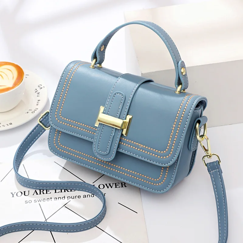 

New Fashion Casual Woman Flap Female PU leather Crossbody Messenger Luxury Designer Purses and Handbags