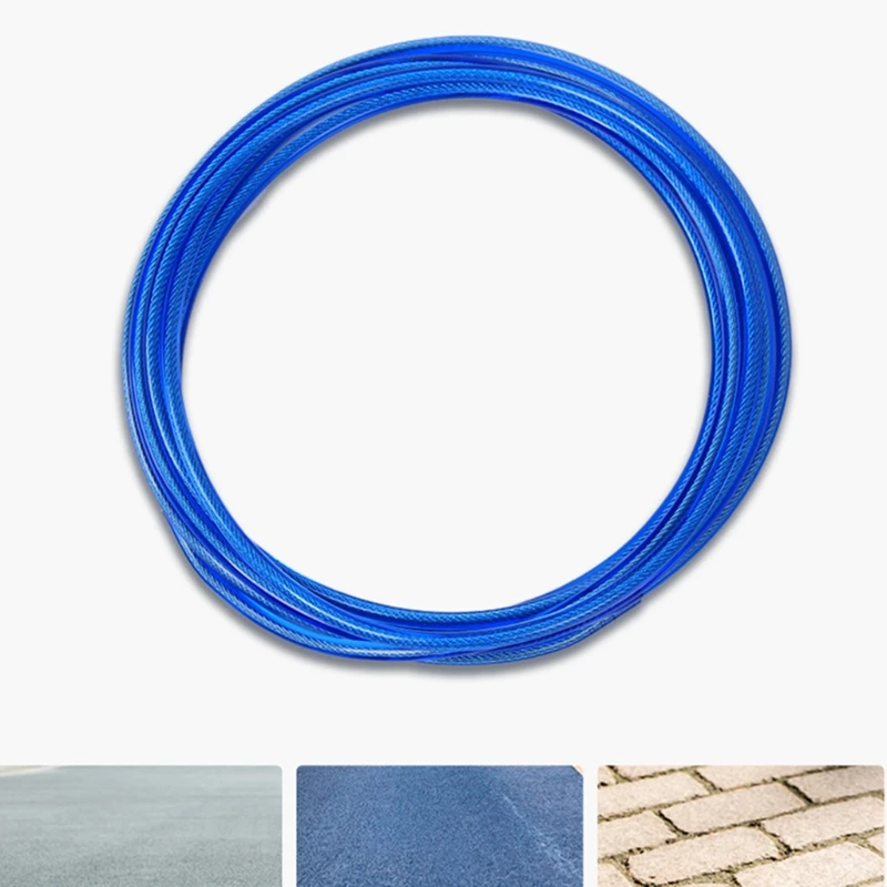 

Adjustable Jump Rope Tangle-Free Rapid Speed Jumping Cable with Ball Bearings Gym Fitness Exercise Steel Skipping Rope
