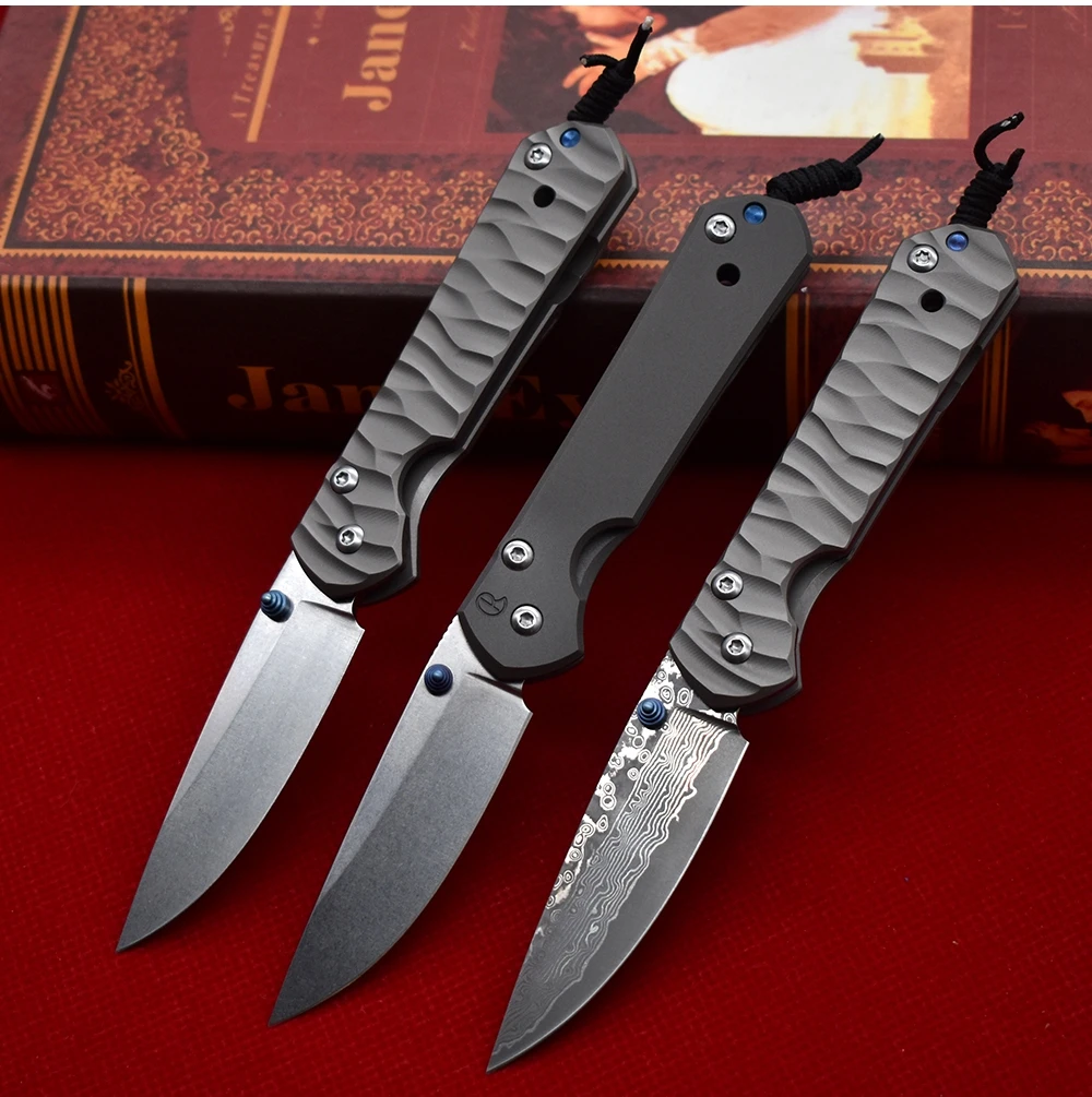 Новый дамасский складной нож для кемпинга охоты повседневного использования