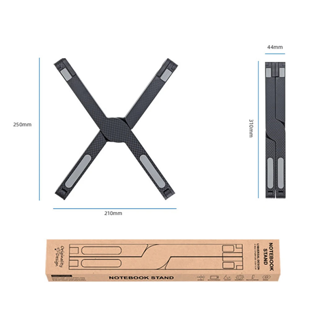 

Xnyocn Portable Laptop Stand Foldable Support Base Notebook Stand For Macbook Pro Computer Laptop Holder Cooling Bracket Riser