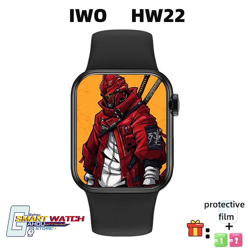 

IWO Smart-Watch 1.75inch Series 6 HW22 320*385 reloj Bluetooth call ECG Blood Oxygen For men women for IOS Xiaomi Phone pk GTS 2