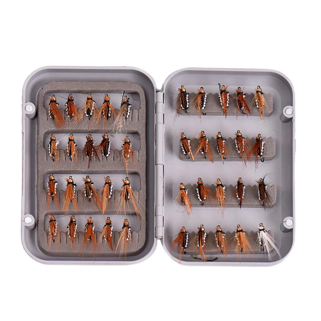 40 шт. реалистичные Scud крючки для ловли нахлыстом форели искусственная приманка