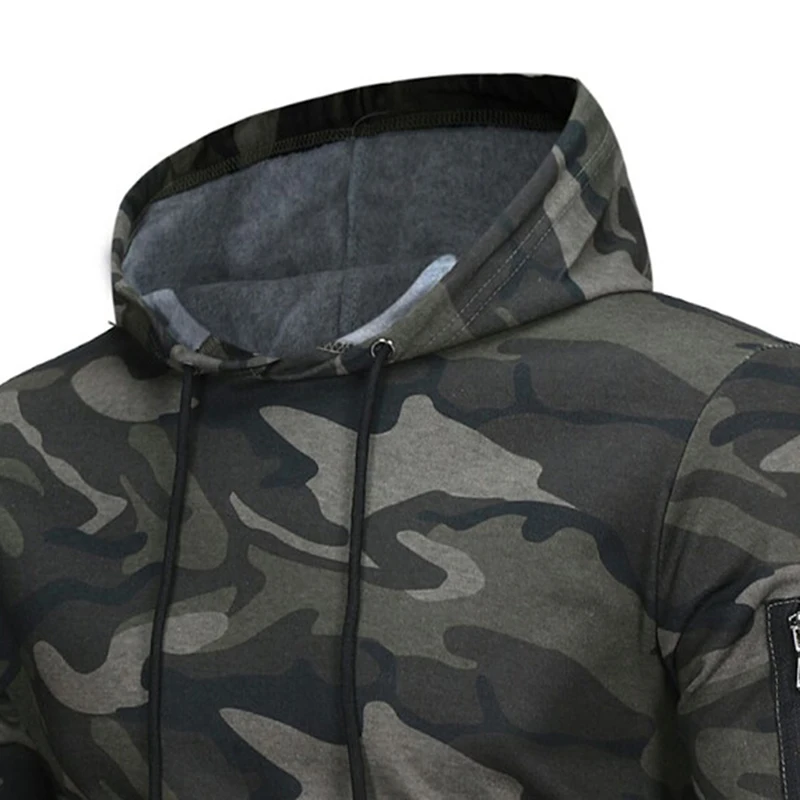 mens hooded sweatshirt brand autumn winter camouflage military sportswear casual hooded jacket male pullover coat hot m 3xl free global shipping