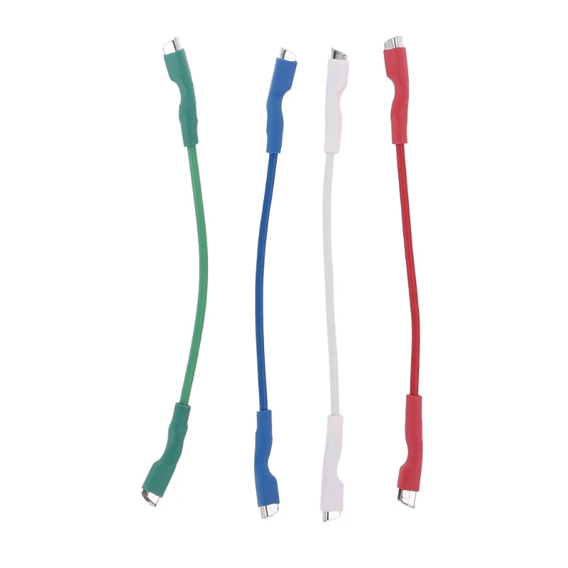 4 шт. универсальные серебряные провода заголовки кабель 50 мм для контактов 1 2 3