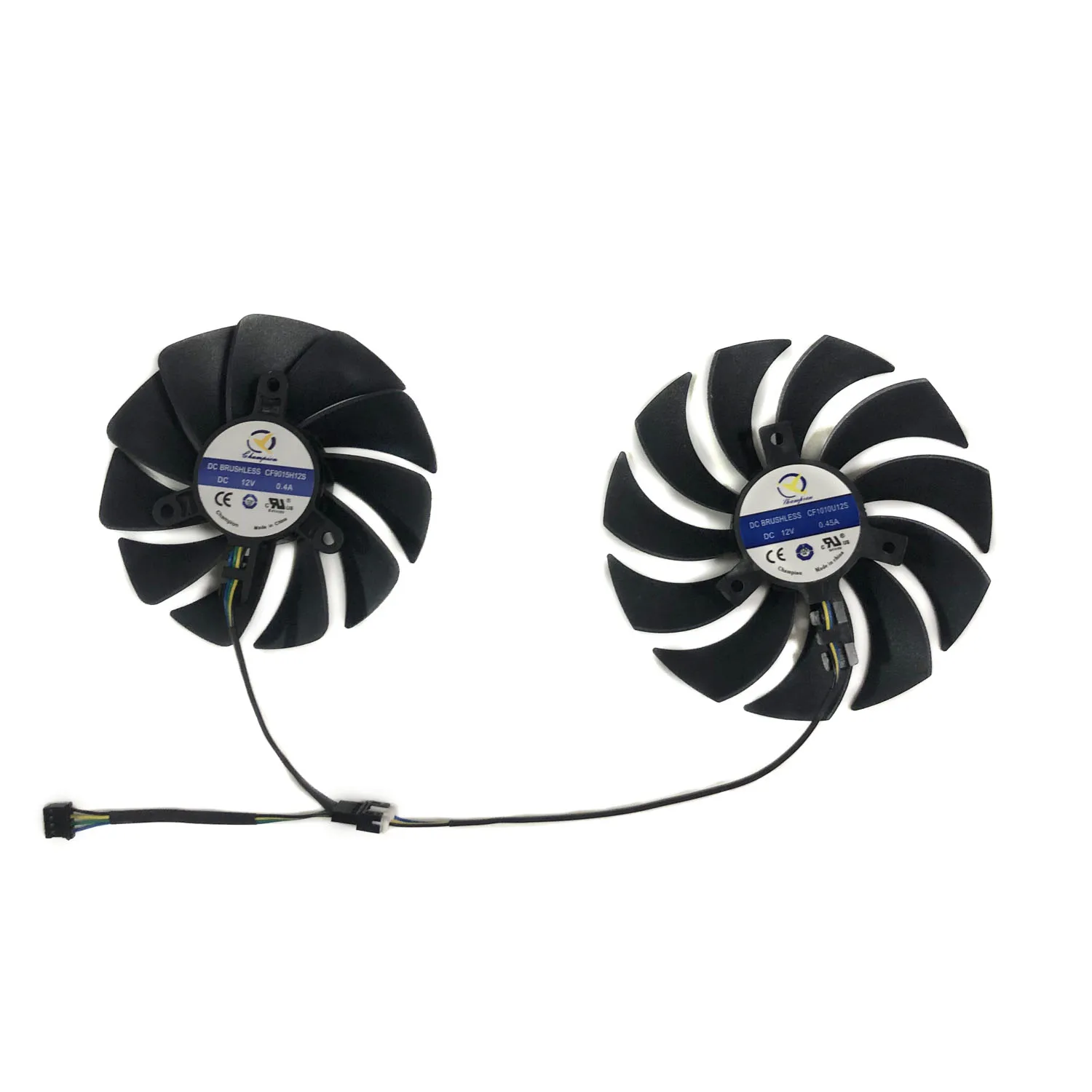 Охлаждающий вентилятор CF9015H12S CF1010U12S 2 шт./компл. для GPU VGA с двумя вентиляторами ZOTAC