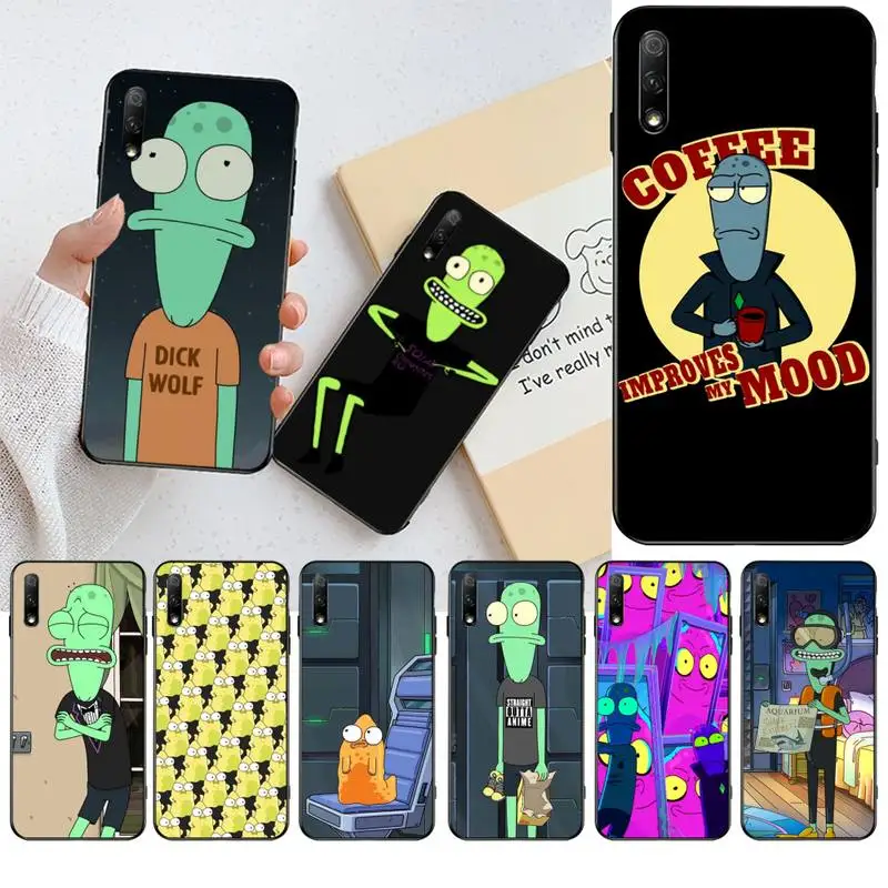 

HUAGETOP Solar Opposites Cartoon Animation Soft Phone Cover For Huawei Nova 6se 7 7pro 7se honor 7A 8A 7C Prime2019