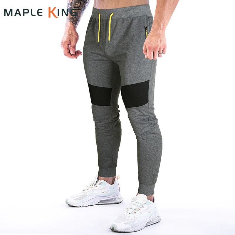 

Men Pants Slim Patchwork Designer Cargo Sweatpants New Fashion Streetwear Men Jogging Compression Pants Tactical Tracksuit Pants