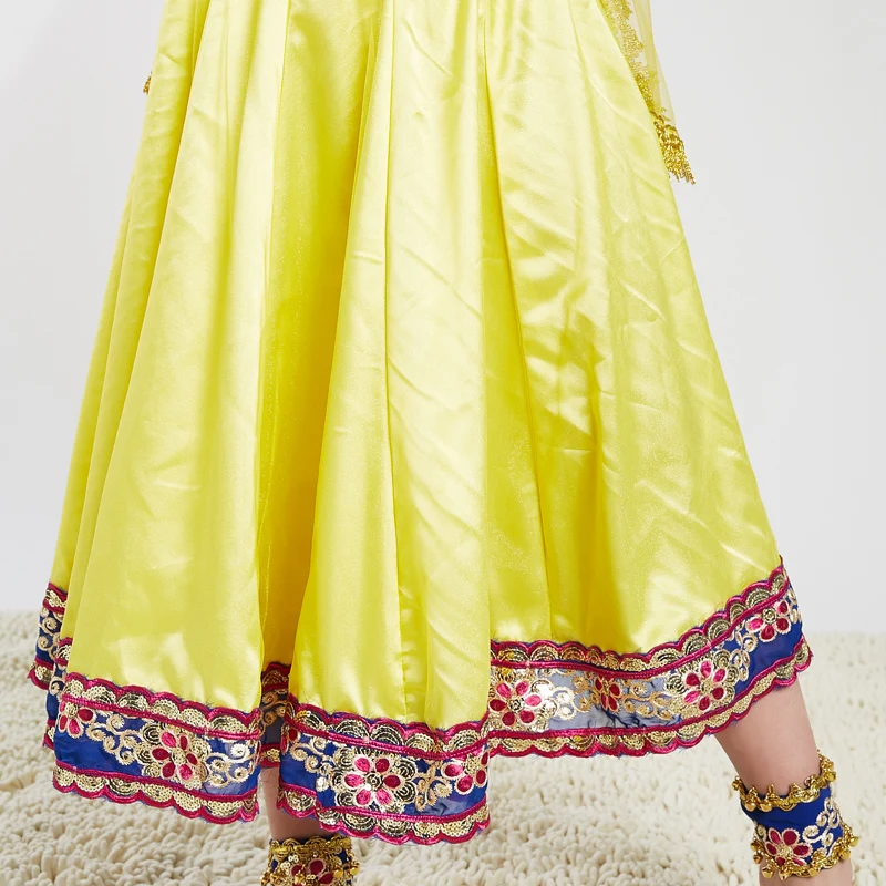 2021 New Indian Bollywood Dance Dress For Girls Belly Stage Performance Clothes Oriental Traditional Clothing | Тематическая одежда