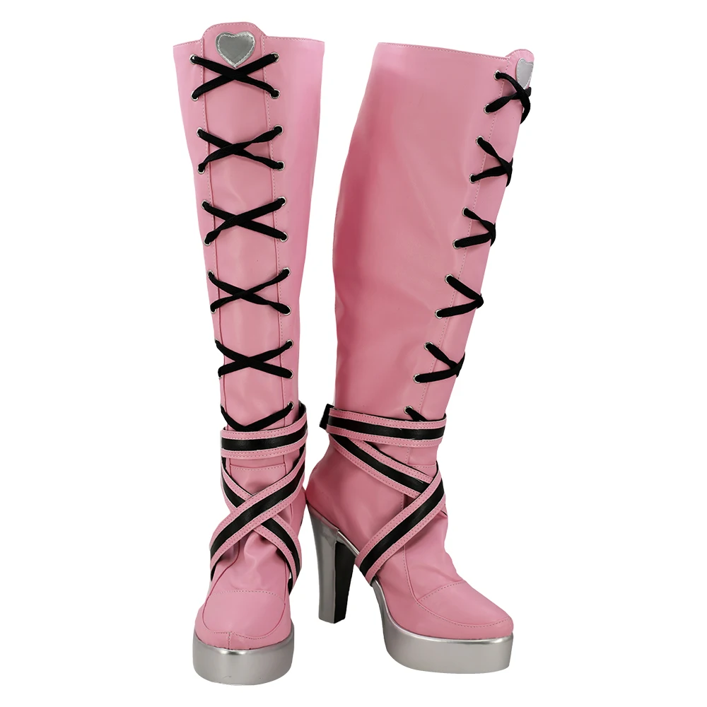 Monster High Boots Draculaura Cosplay Shoes High Heel Halloween Carnival Prop Custom Made Unisex