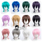 Парик из синтетического волокна, короткий, пушистый, 22 цвета