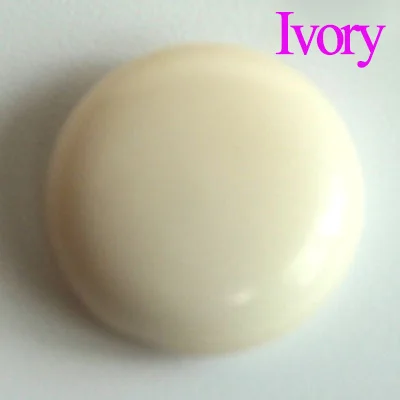 Ivory 10 шт. белые/черные круглые пластиковые кнопки, швейные инструменты, декоративные кнопки, аксессуары для одежды для детской одежды - Цвет: Ivory