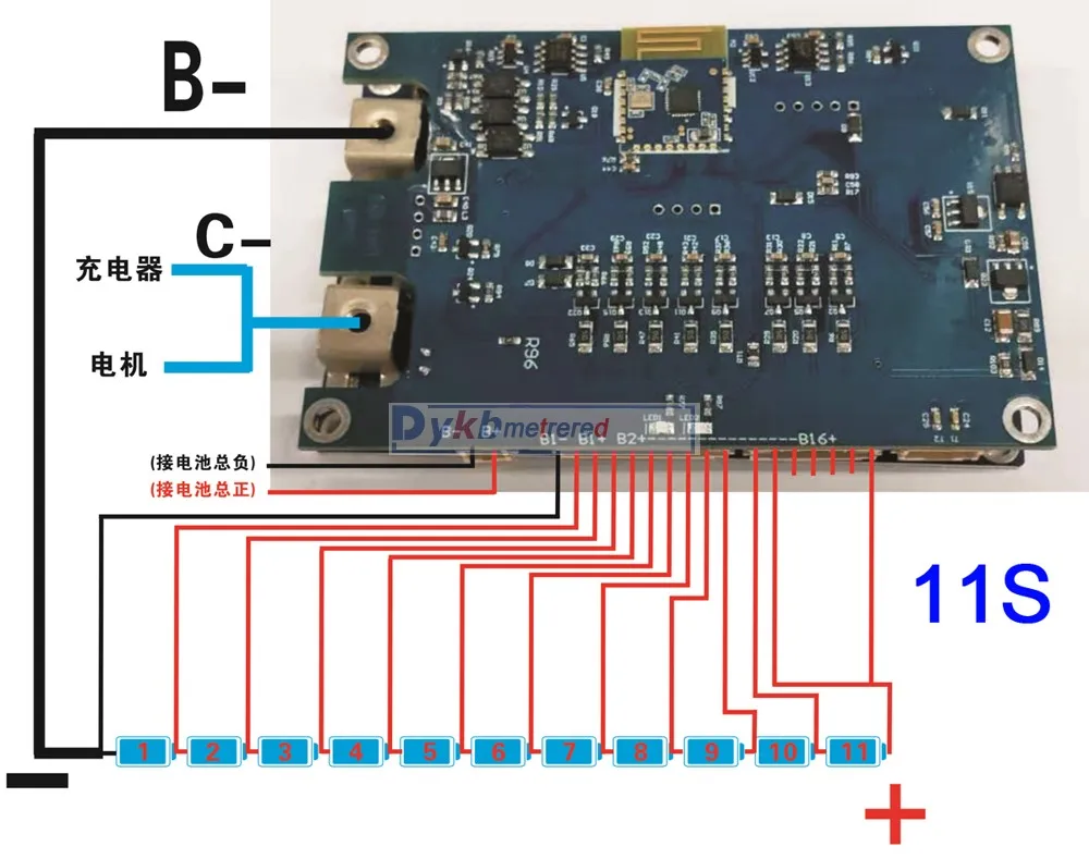5S 16S Smart Bluetooth 40A 80A 100A 150A Li Ion Lifepo4 LTO плата защиты литиевых батарей BMS 7S 8S 10S 12S 14S 24V 36V