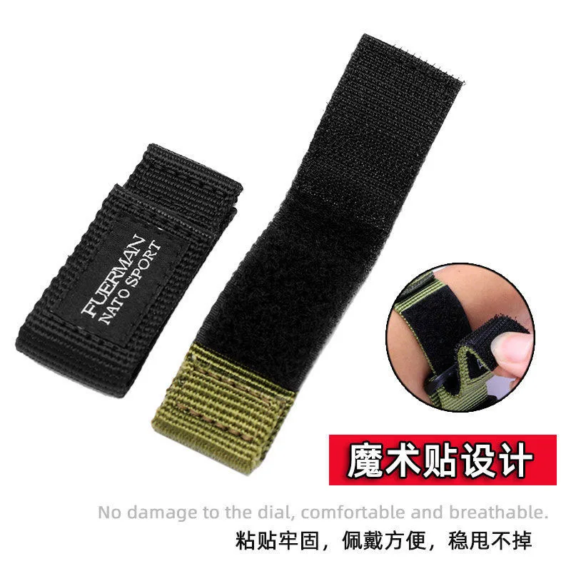 hot top Nylon nato watch strap for S-eiko no.5 007 series sport watchband 20mm 22mm 24mm  nato watch band