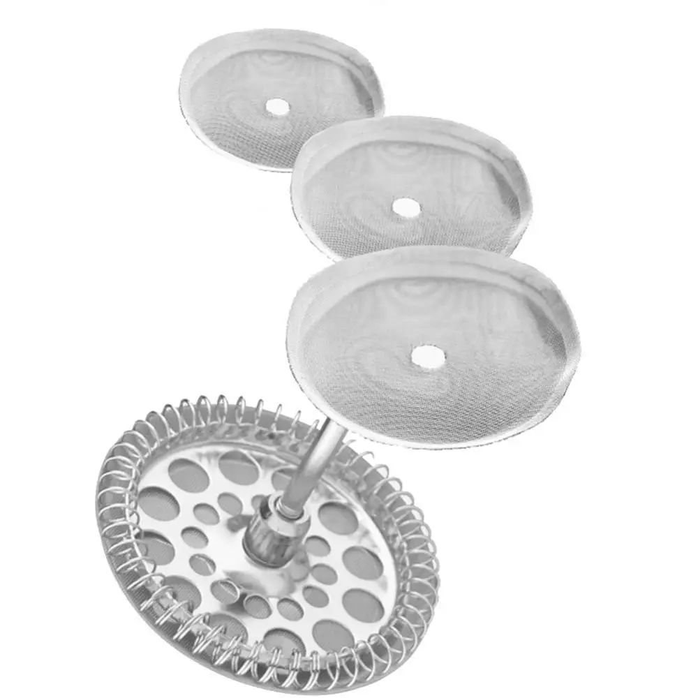 Многоразовый сетчатый фильтр Френч-пресс для приготовления кофе из нержавеющей