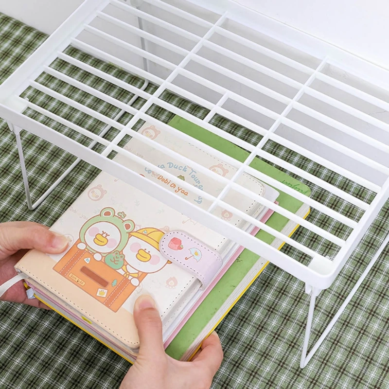 

Foldable Organizer Rack Storage Shelf Desktop Decorative Holder Kitchen Household Supplies