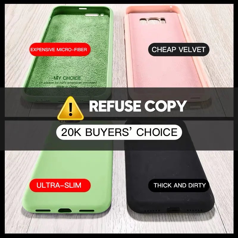 

Thin Soft Case For iPhone 7 8 6 6s Plus 4 5 SE2 Original Liquid Silicone Cover Candy Coque Capa For iPhone X Xs 11 12 Pro Max XR