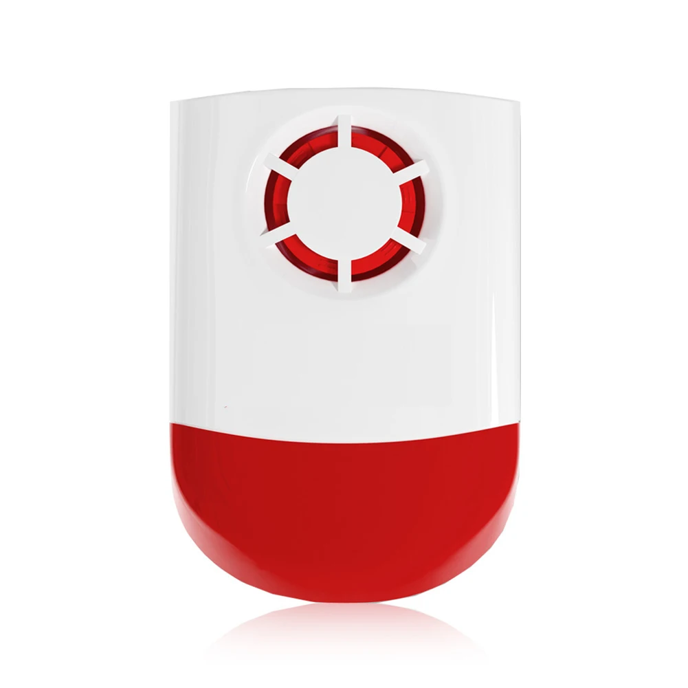 120dB для дома и улицы Беспроводной мигающая сирена мерцающий светильник система