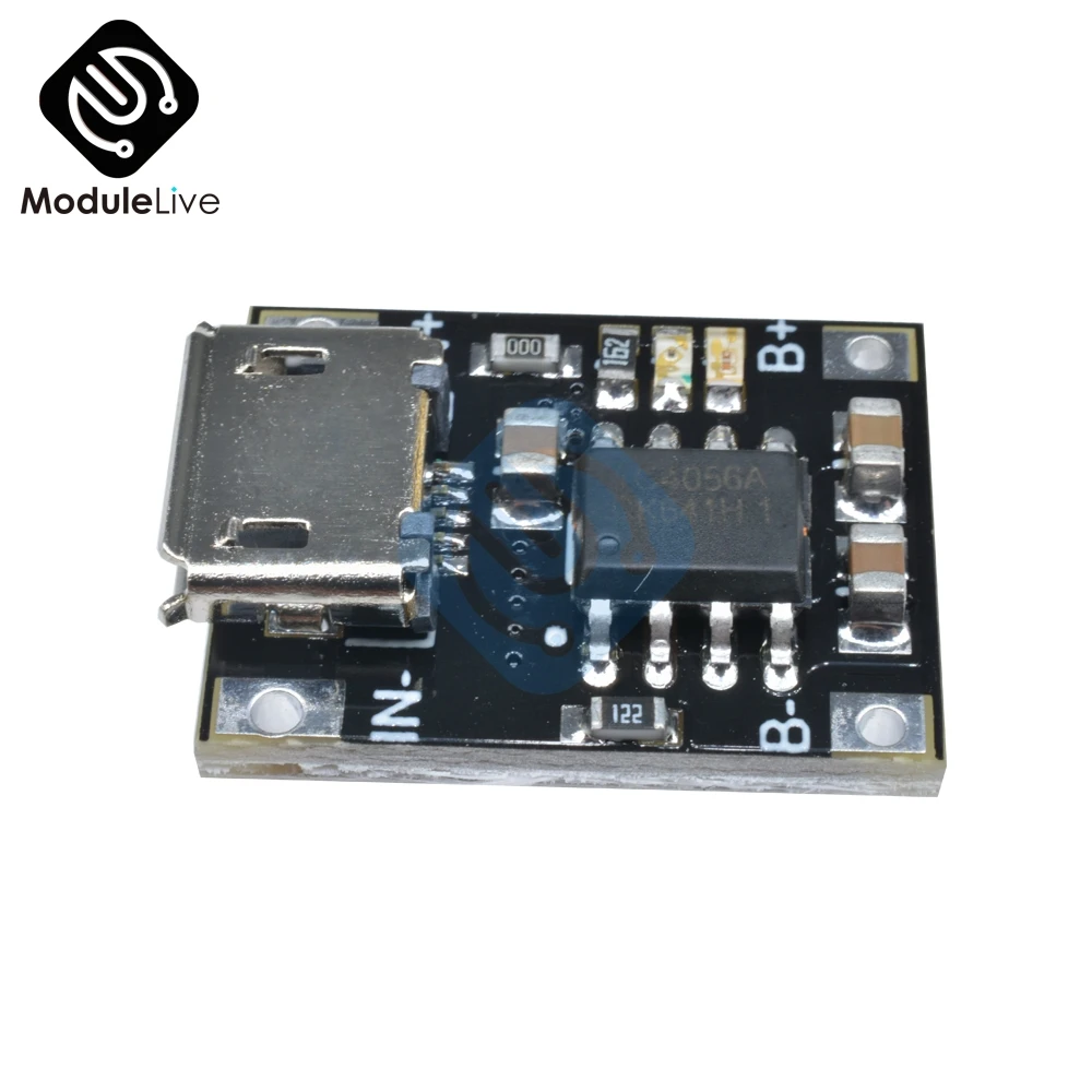 Зарядный Модуль зарядного устройства для литиевой батареи 1 А 5 в 6 4 2 TC4056 блок