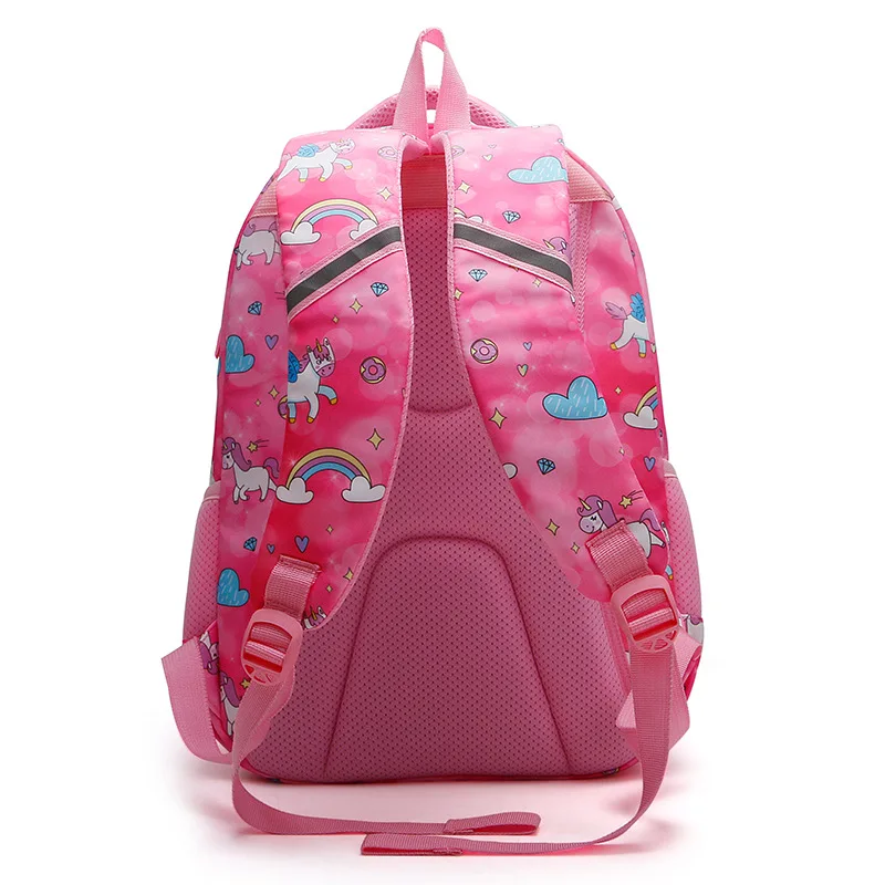 Розовый школьный рюкзак для детей в аниме, детский школьный ранец с мультипликационным рисунком для девочек-подростков, школьный ранец от AliExpress RU&CIS NEW
