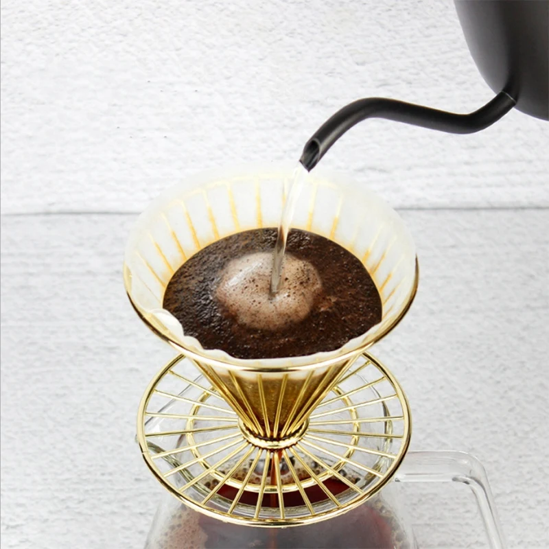 Держатель для фильтра горячего кофе с V образным основанием сетчатый фильтр