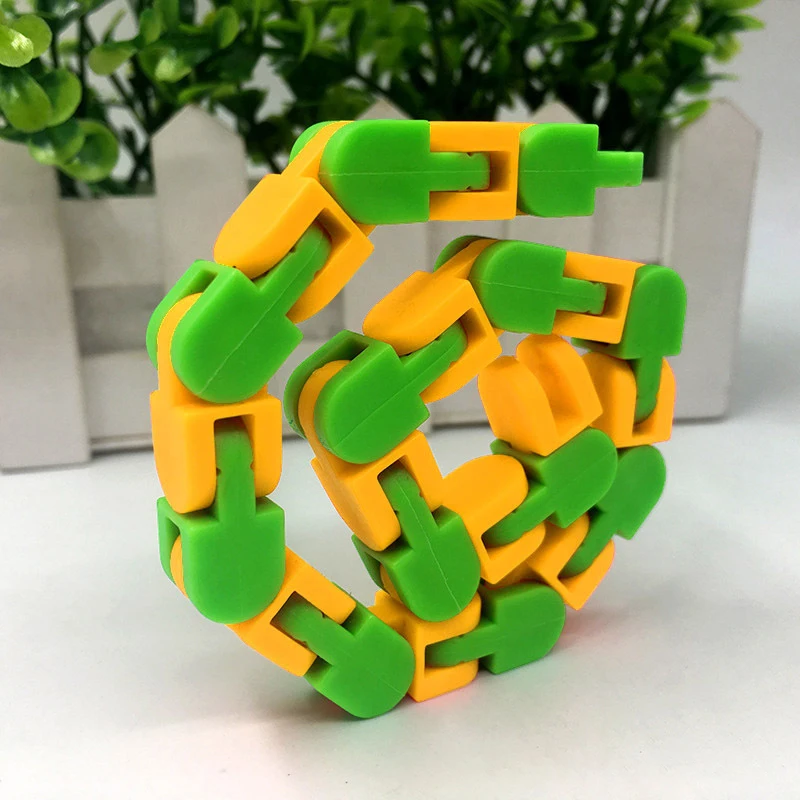 

Pressure Toys Can Be Turned To Vent Toys 24 Bicycle Track Chain Fluid Bracelet