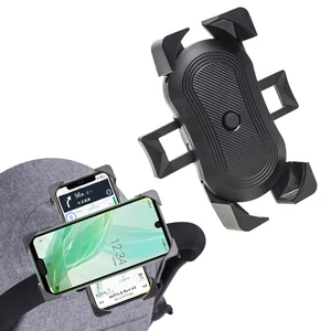 baby stroller accessories mobile phone holder rack universal 360 rotatable pram cart bicycle phone holder for iphone gps device free global shipping