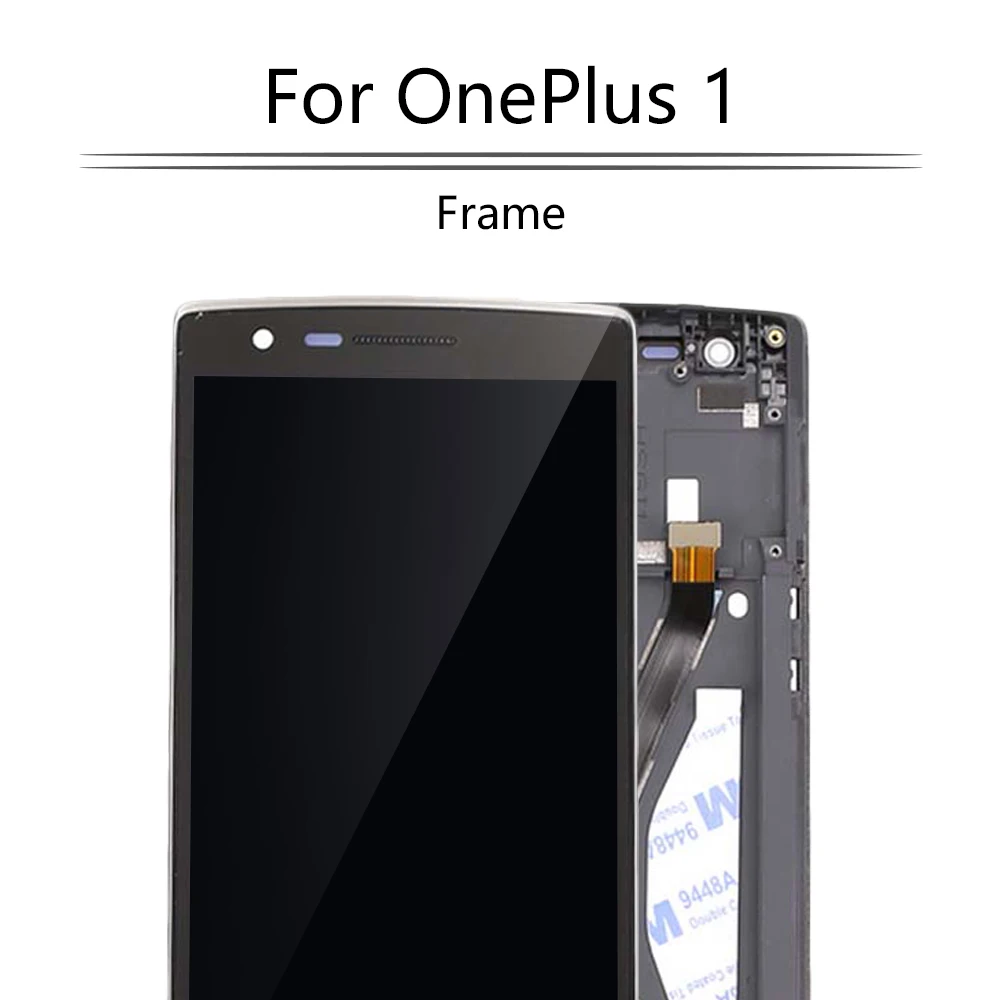 5," OTMIL для ONEPLUS One рамка сенсорного ЖК-экрана дигитайзер Замена для Oneplus One One1 дисплей A0001