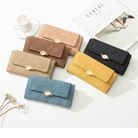 luxury designer womens wallet 2022 new long three fold multi card position clutch female multi function coin purse card holder