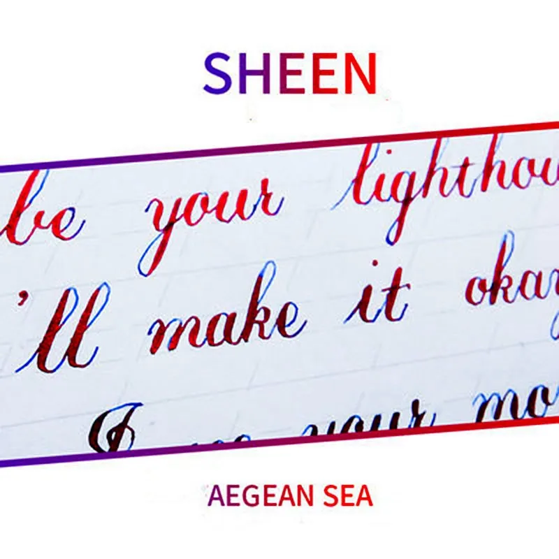 18ml Gradual Sheen Color Fountain Pen Ink Bottle Non-Carbon for Calligraphy Glass Dip School Ofiice Stationary Supplies Gift - купить по