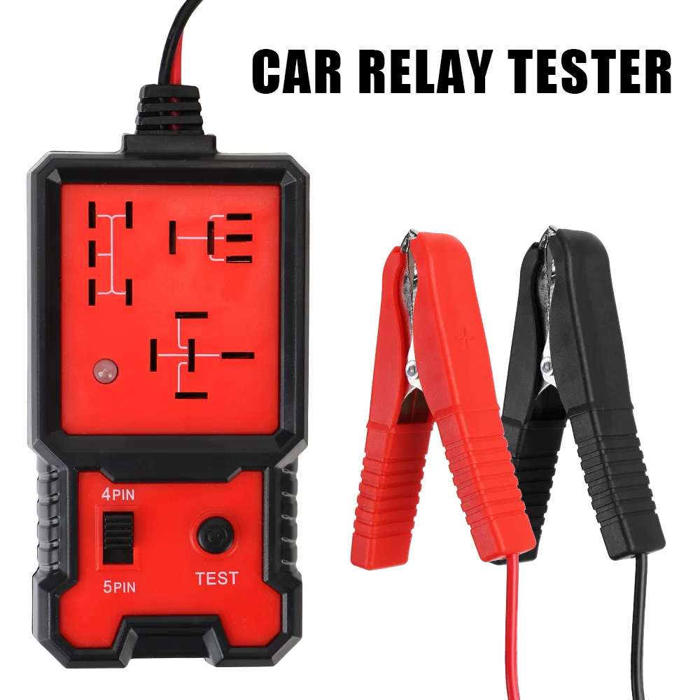

LED Indicator Light Car Relay Tester Universal 12V Voltage Tester Car Battery Checker Automotive Electronic Relay Tester