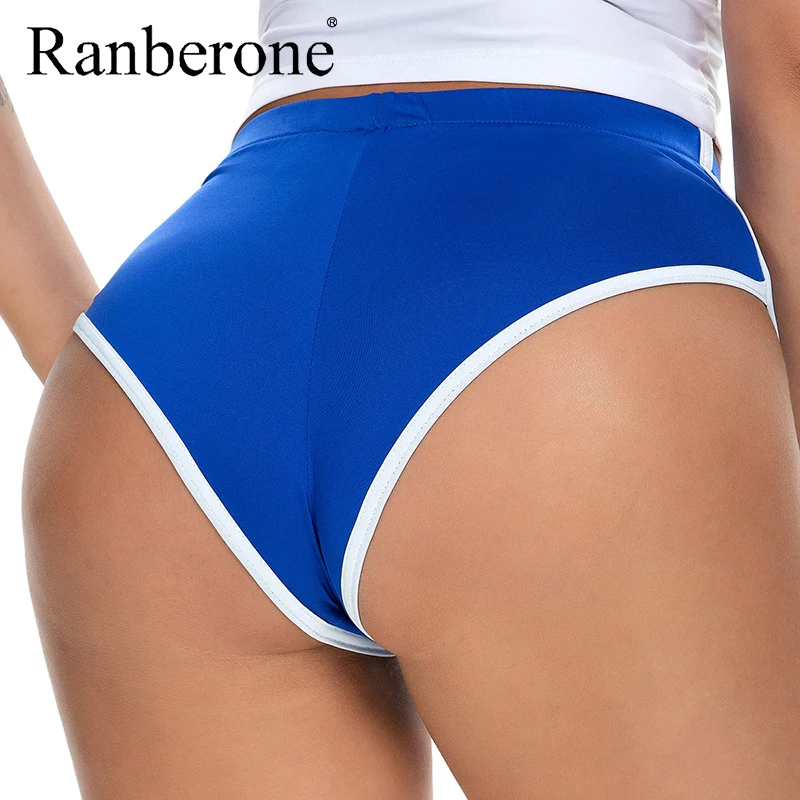 Шорты для йоги Ranberone тренировочные штаны женские большого размера S-XXL бега