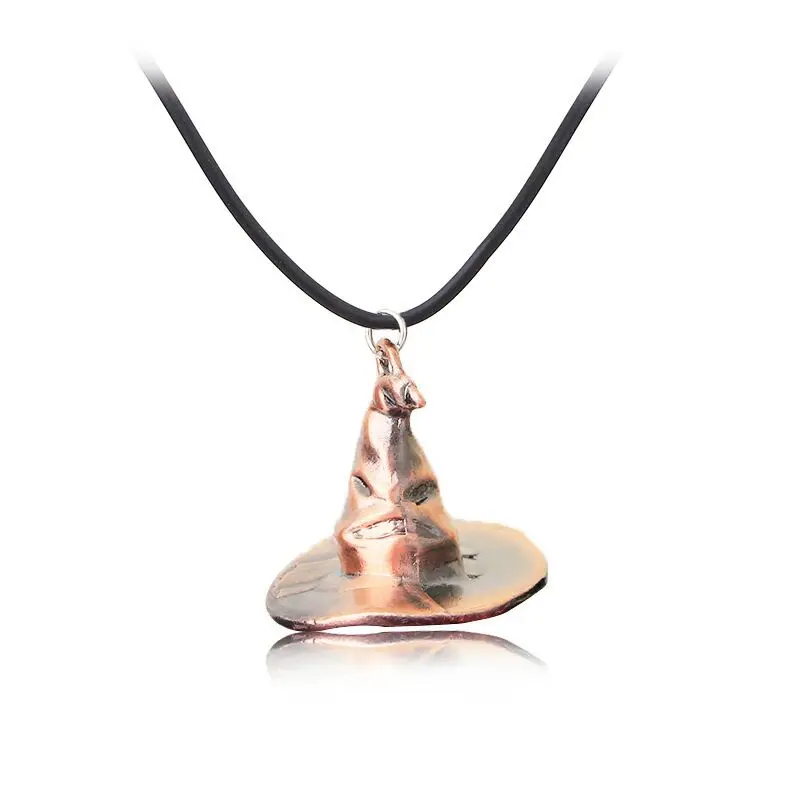 European and American Fashion Jewelry harry potter Necklace Retro Magic Hat Bronze Ancient Silver Necklace